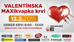 Valentínska Maxikvapka krvi