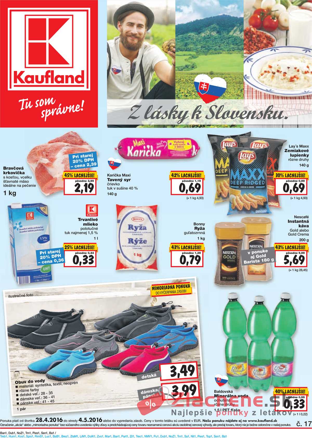 Leták Kaufland 28.4 - 4.5 - Bratislava-Nové Mesto | Zlacnene.sk