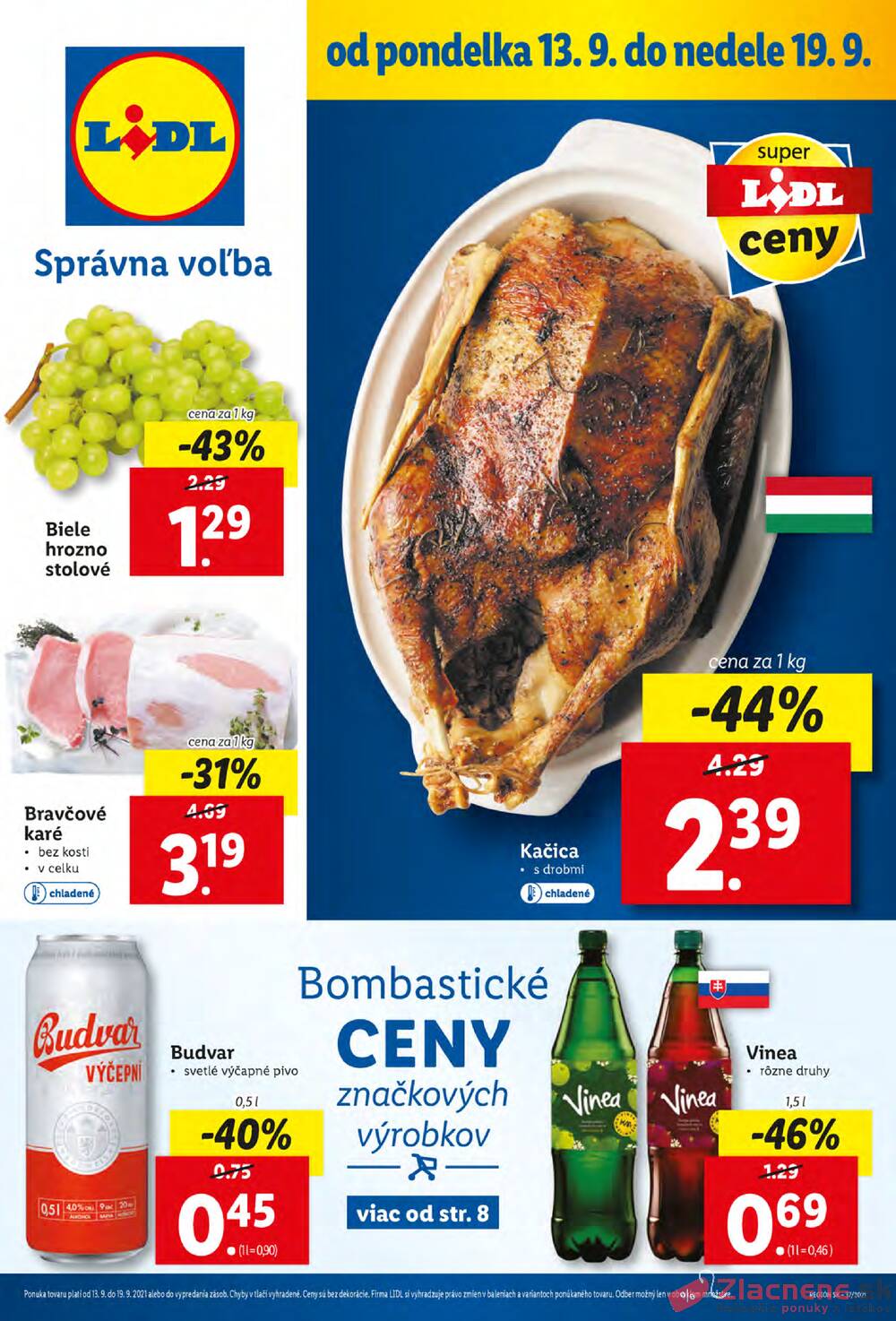 Leták Lidl - Lidl od 13.9. do 19.9.2021 - strana 1 Leták Lidl - Lidl od 13.9. do 19.9.2021 - strana 1