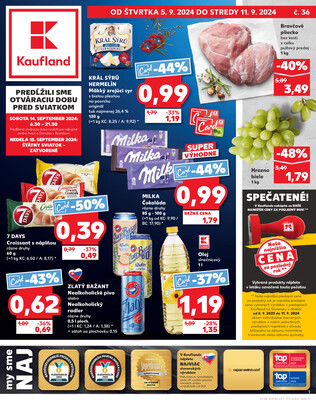 Leták Kaufland 5.9. - 11.9. - Kaufland Trenčín