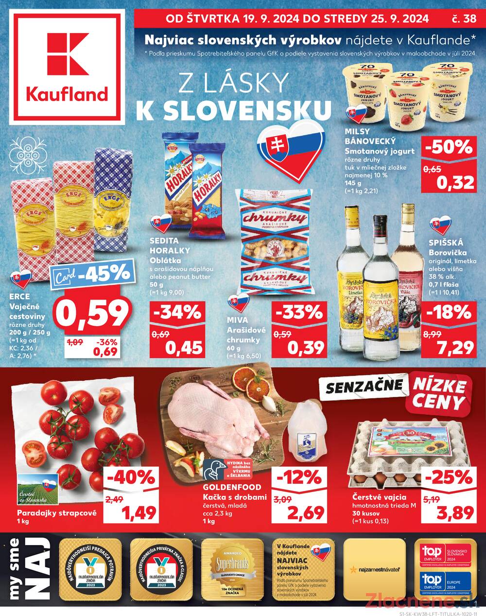 Leták Kaufland - Kaufland 19.9. - 25.9. - Kaufland Rožňava - strana 1