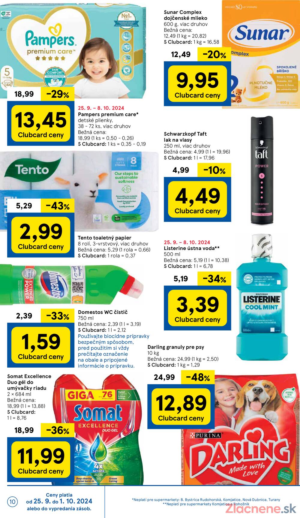 Leták Tesco - Tesco supermarkety od 25.9. do 1.10.2024 - strana 10