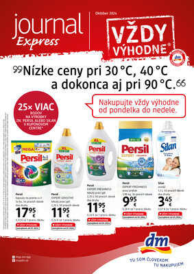 Leták DM drogerie Express do 31.10.