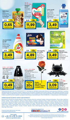 Tesco supermarkety od 16.10. do 22.10.2024