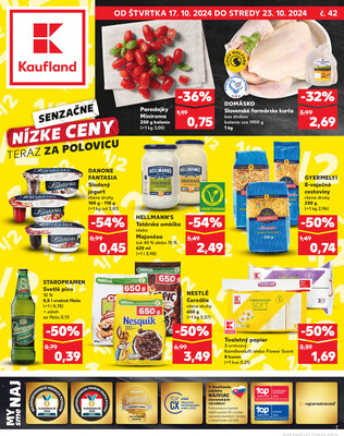 Leták Kaufland 17.10. - 23.10. - Kaufland Trenčín