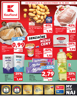 Leták Kaufland 24.10. - 30.10. - Kaufland Stará Ľubovňa