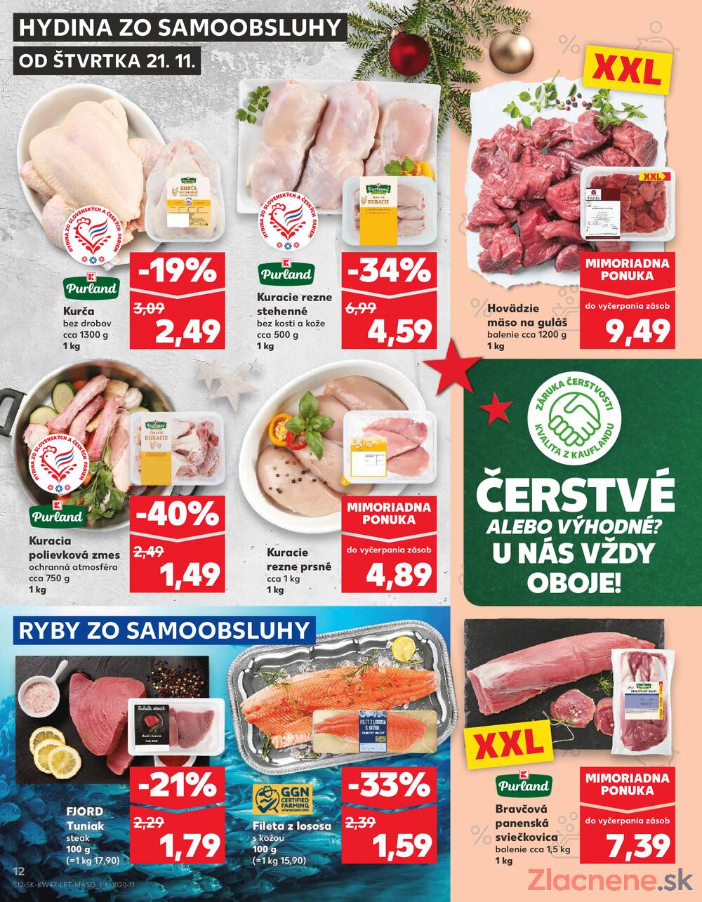 Leták Kaufland - Kaufland 21.11. - 27.11. - Kaufland Trnava - Nová ul. - strana 12