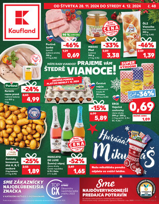 Leták Kaufland 28.11. - 4.12. - Kaufland Kežmarok