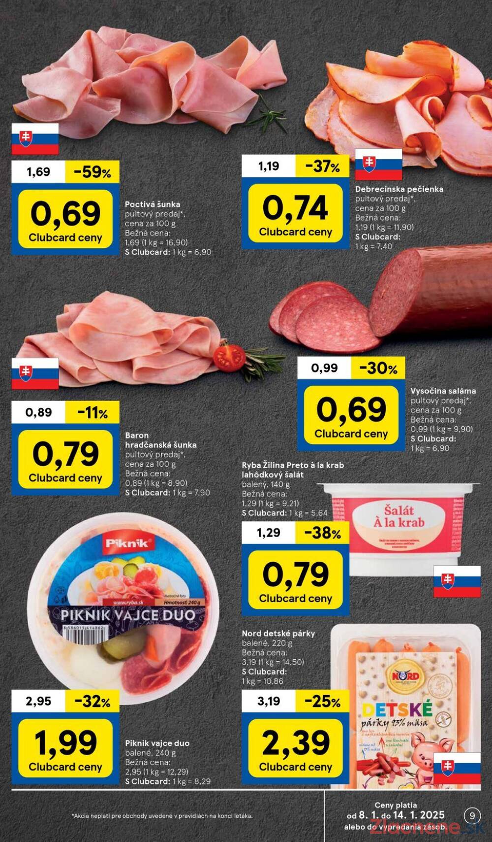 Leták Tesco - Tesco malé hypermarkety od 8.1. do 14.1.2025 - strana 9