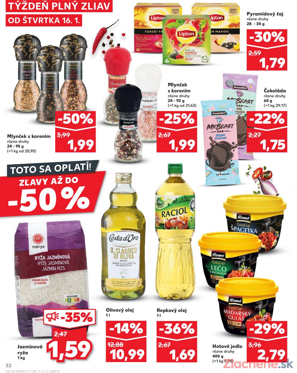 Leták Kaufland - Kaufland 16.1. - 22.1. - Kaufland Tvrdošín - strana 32