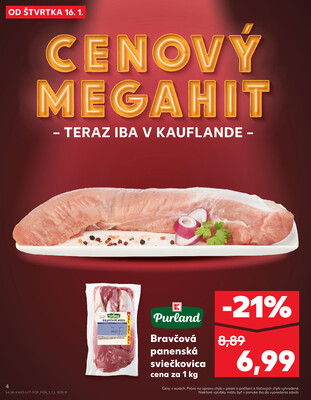 Kaufland 16.1. - 22.1. - Kaufland Tvrdošín