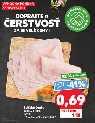 Kaufland 16.1. - 22.1. - Kaufland Tvrdošín