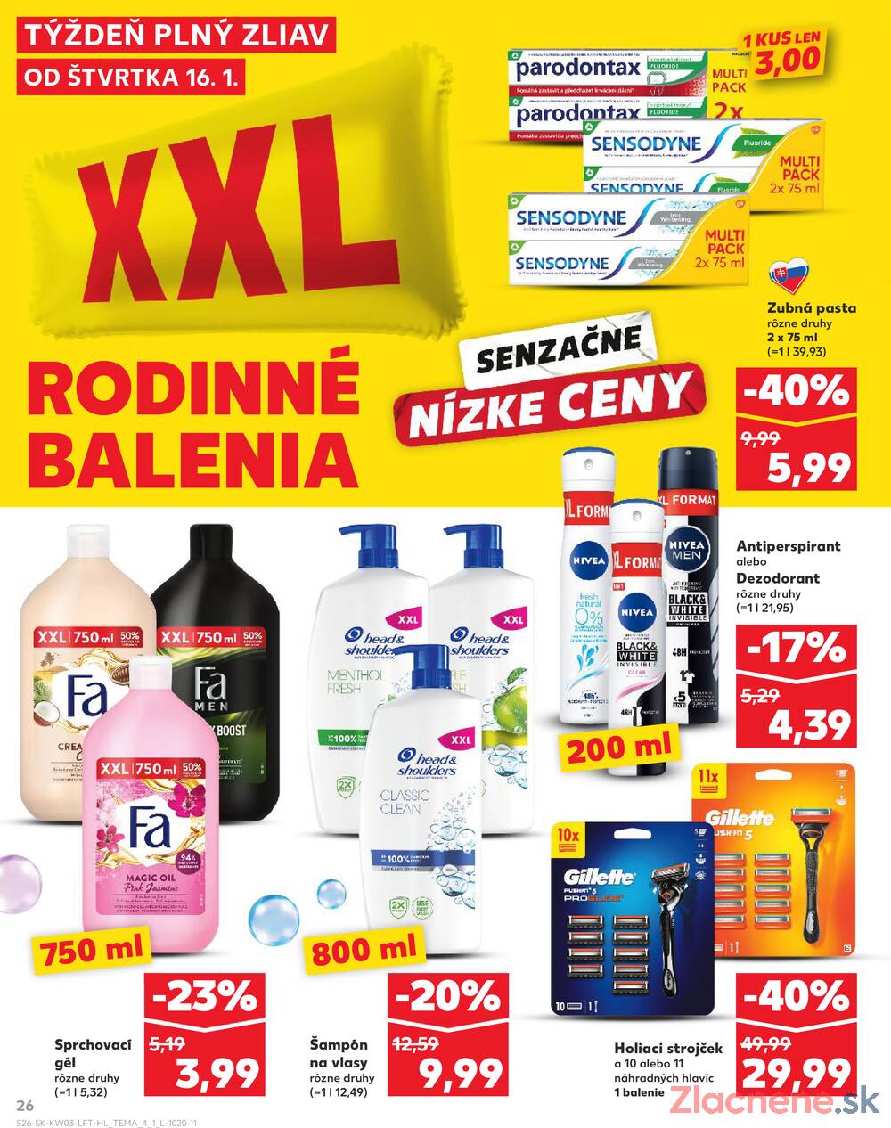 Leták Kaufland - Kaufland 16.1. - 22.1. - Kaufland Poprad - Jiřího Wolkera - strana 26