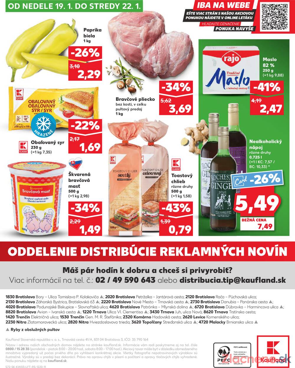 Leták Kaufland - Kaufland 16.1. - 22.1. - Kaufland Bratislava - Bory - strana 72