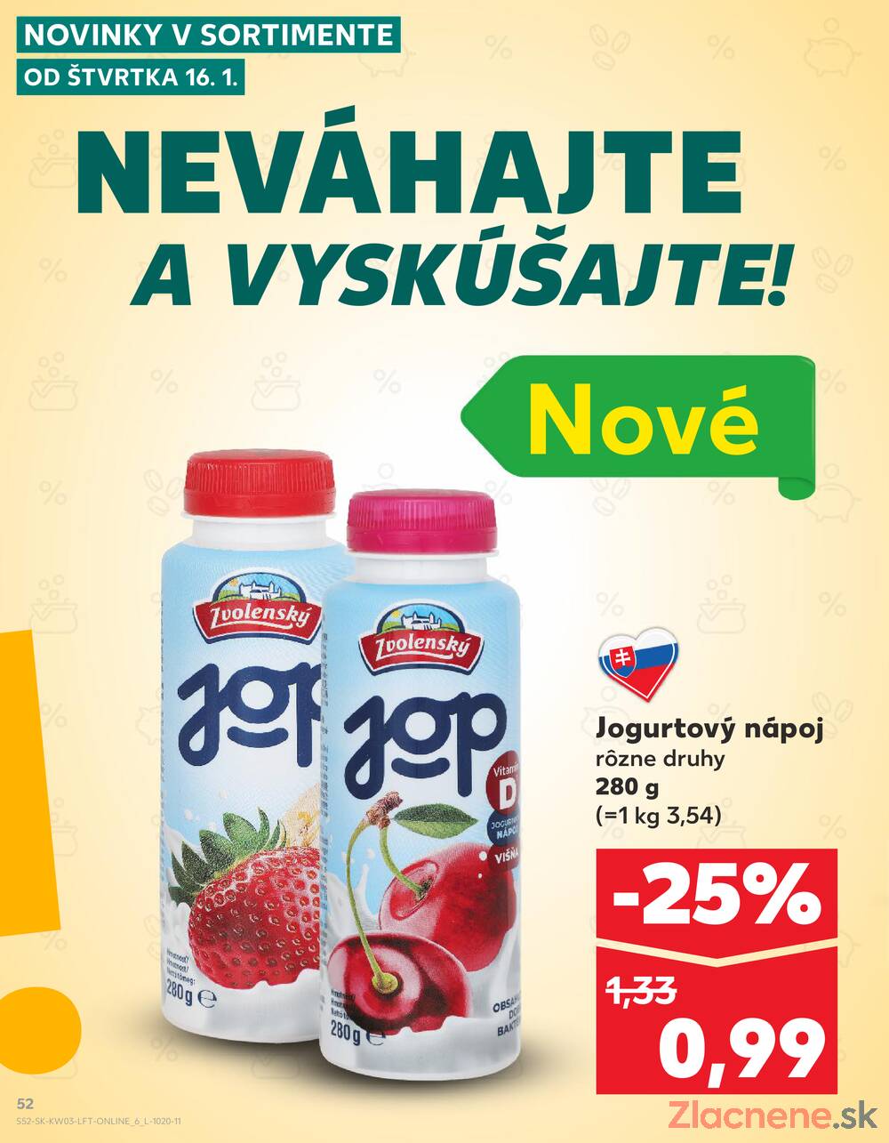 Leták Kaufland - Kaufland 16.1. - 22.1. - Kaufland Topoľčany - strana 52