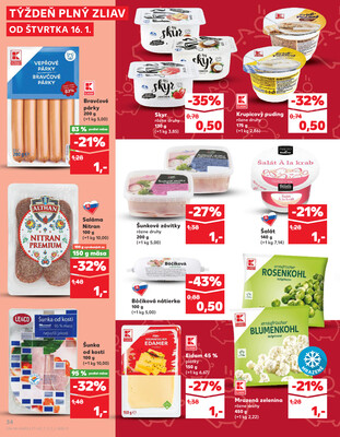 Kaufland 16.1. - 22.1. - Kaufland Topoľčany