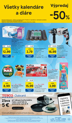 Tesco malé hypermarkety od 22.1. do 28.1.2025