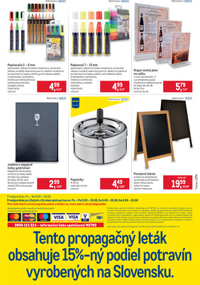 Metro Otváráme sezónu do 20.5.