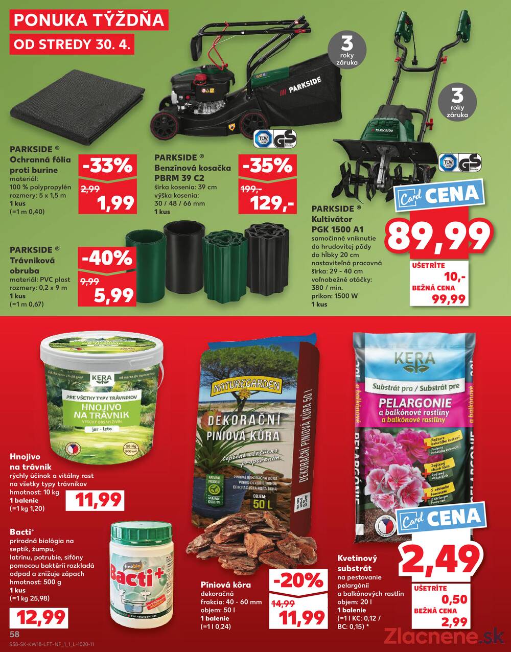 Leták Kaufland - Kaufland 30.4. - 6.5. - Kaufland Bardejov - strana 58