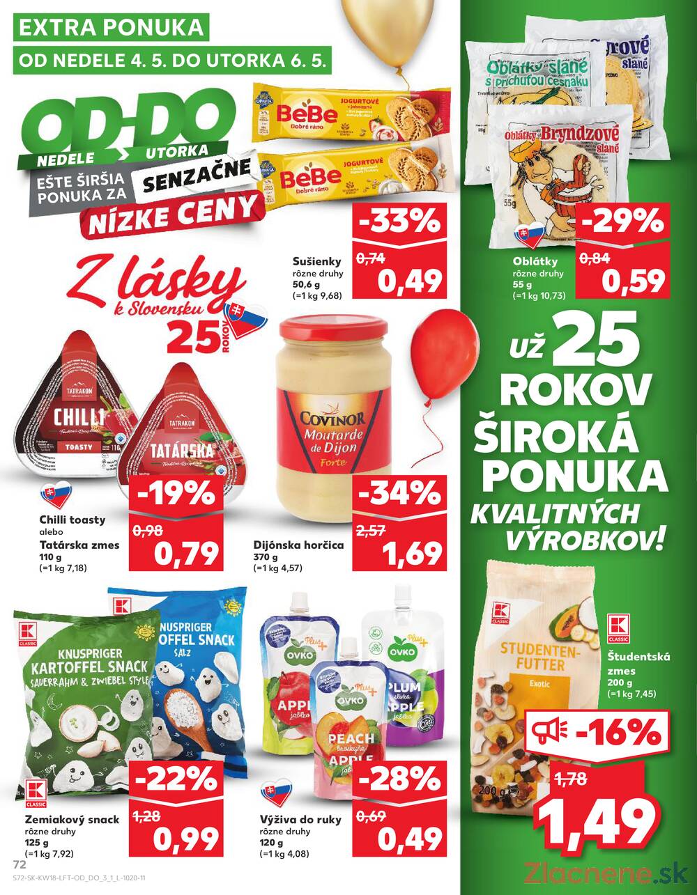 Leták Kaufland - Kaufland 30.4. - 6.5. - Kaufland Bardejov - strana 72