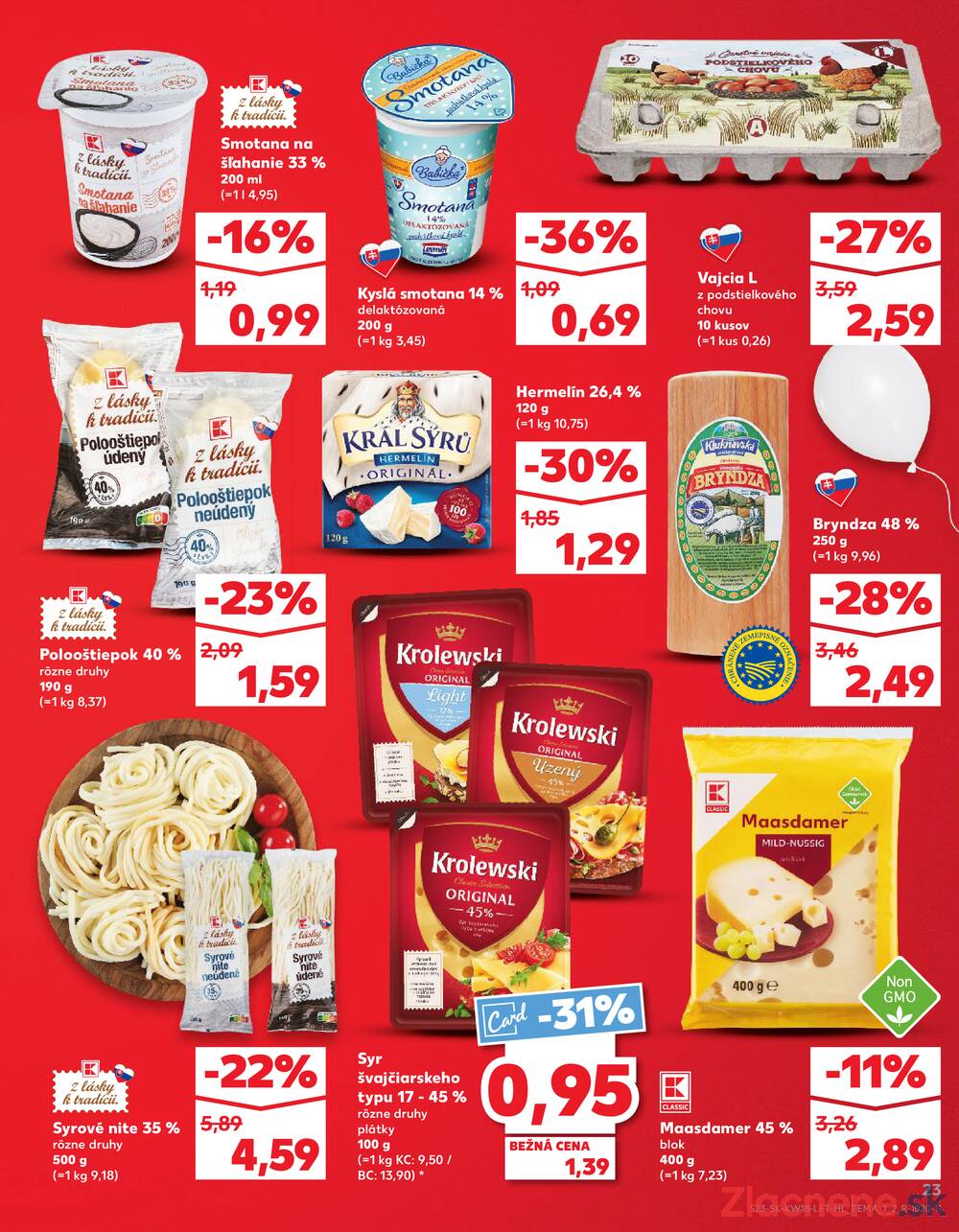 Leták Kaufland - Kaufland 30.4. - 6.5. - Kaufland Poprad - Jiřího Wolkera - strana 23