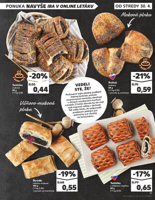 Kaufland 30.4. - 6.5. - Kaufland Poprad - Jiřího Wolkera