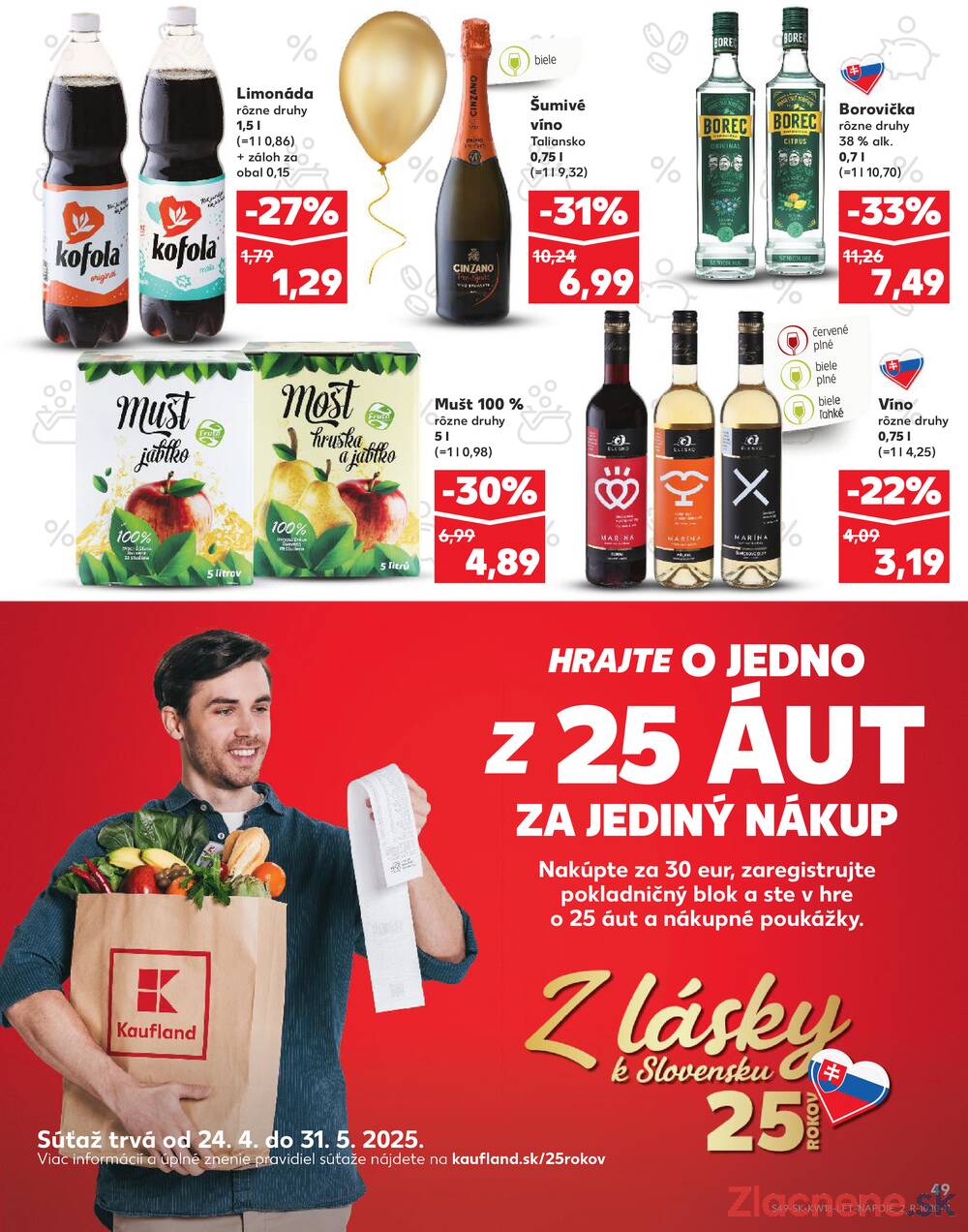 Leták Kaufland - Kaufland 30.4. - 6.5. - Kaufland Nové Mesto nad Váhom - strana 49