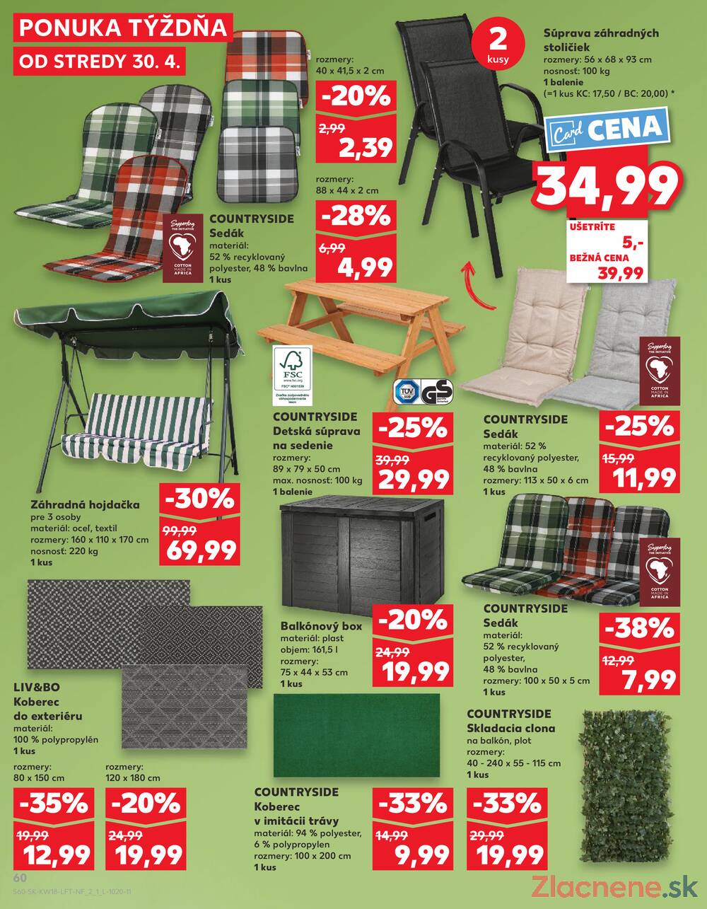 Leták Kaufland - Kaufland 30.4. - 6.5. - Kaufland Bratislava - Petržalka - strana 60
