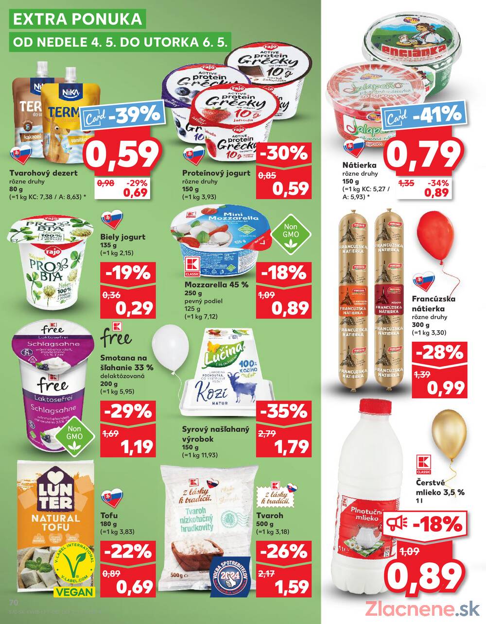 Leták Kaufland - Kaufland 30.4. - 6.5. - Kaufland Bratislava - Rača - strana 70