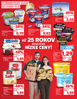 Leták Kaufland
		  platný do 6.5.2025 - strana 22