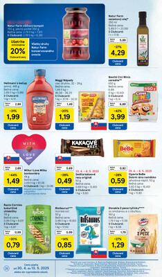 Tesco supermarkety od 30.4. do 6.5.2025