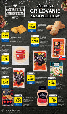 Leták Tesco
		  platný do 6.5.2025 - strana 14