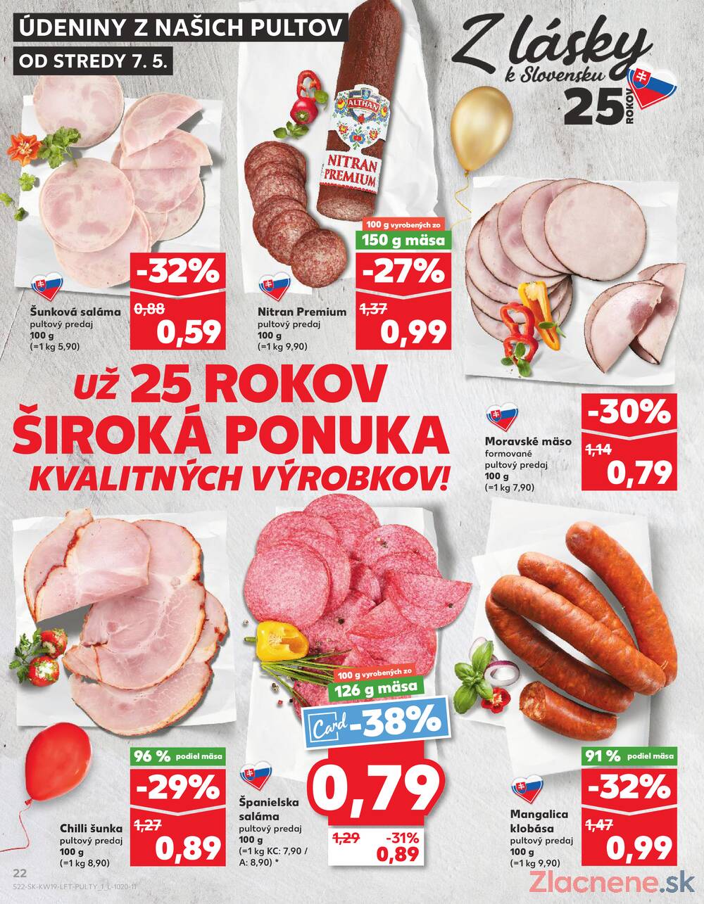 Leták Kaufland - Kaufland 7.5. - 14.5. - Kaufland Spišská Nová Ves - strana 22