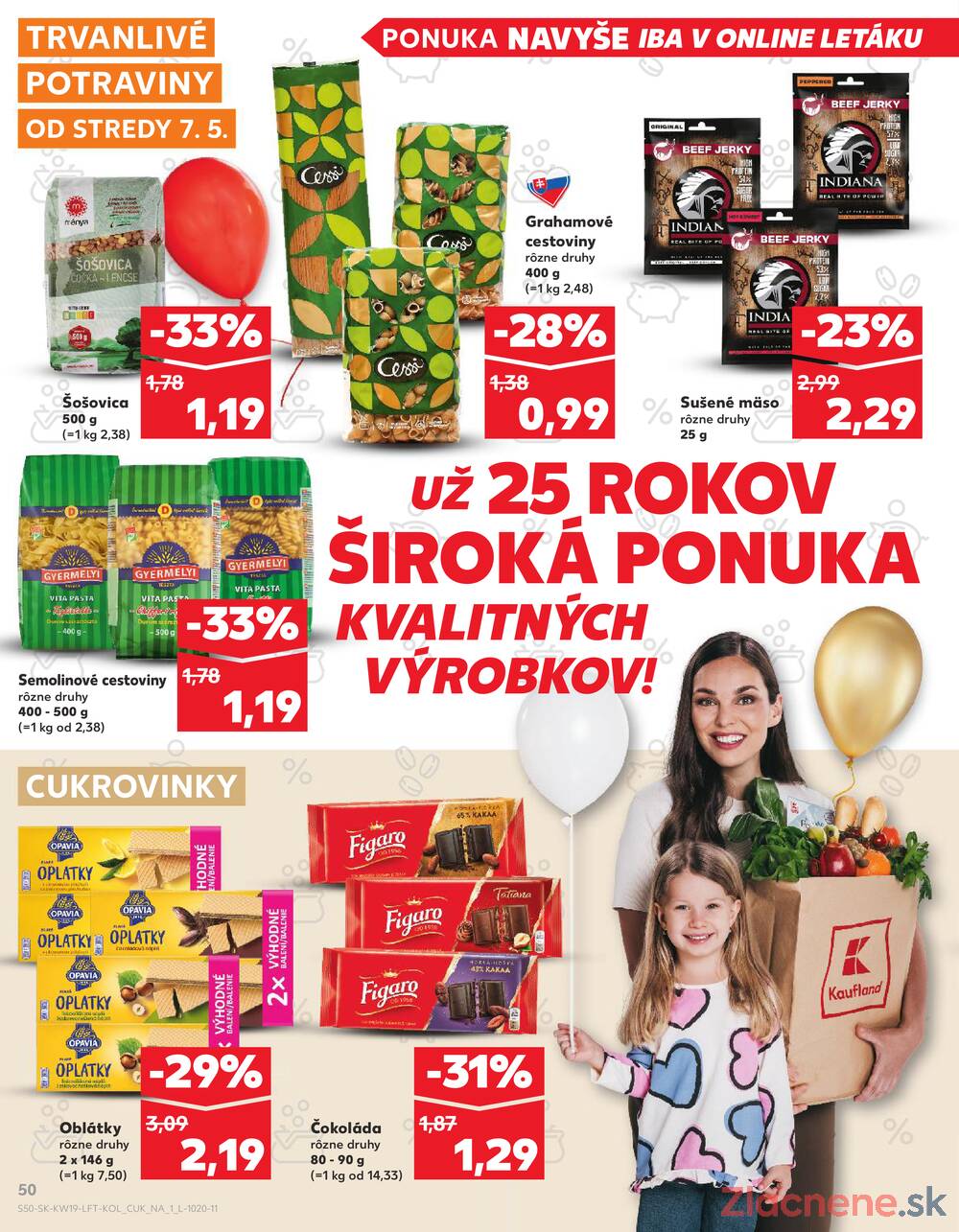 Leták Kaufland - Kaufland 7.5. - 14.5. - Kaufland Spišská Nová Ves - strana 50