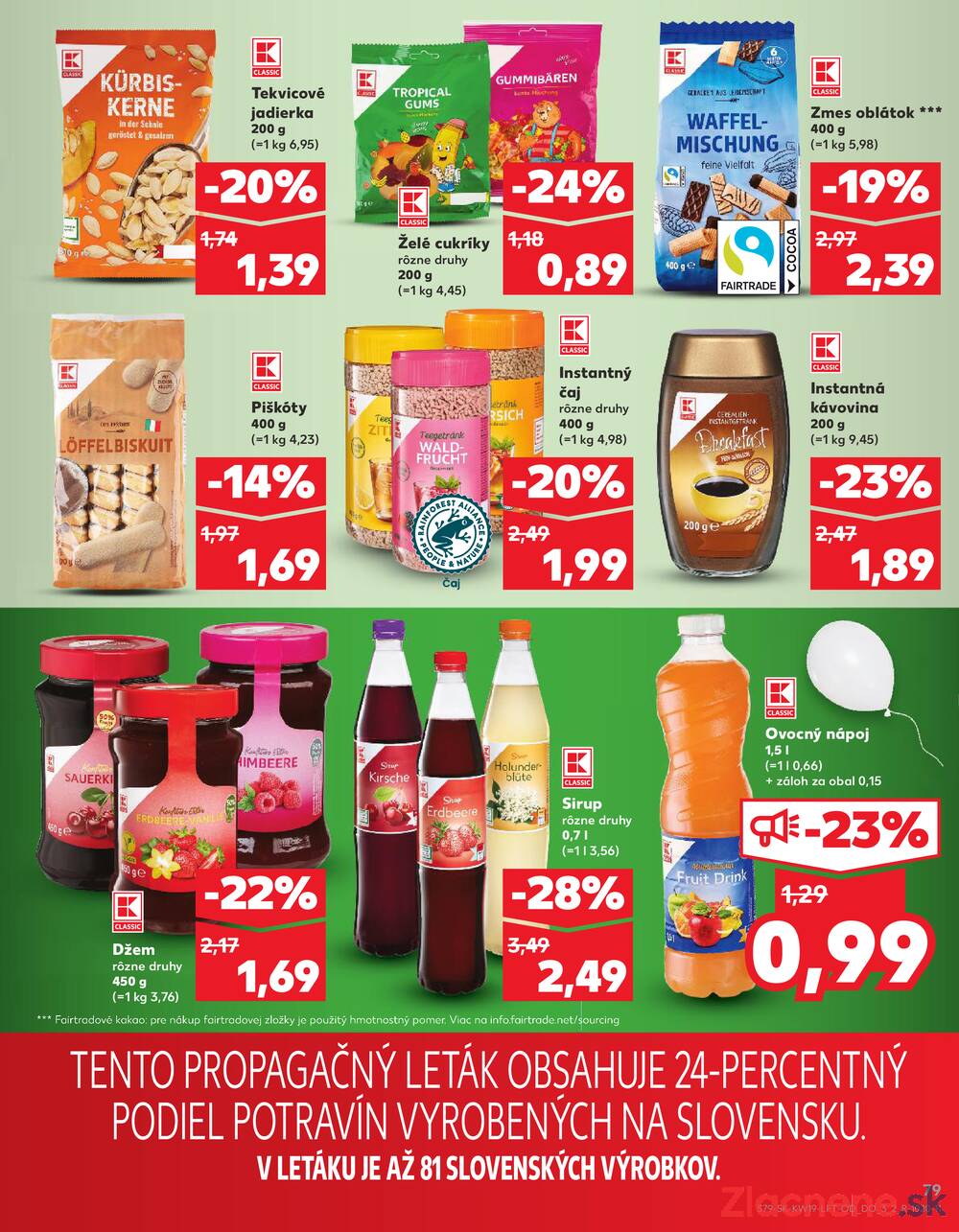 Leták Kaufland - Kaufland 7.5. - 14.5. - Kaufland Banská Bystrica - Majer - strana 79