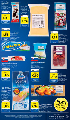 Tesco supermarkety od 7.5. do 13.5.2025