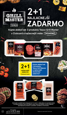 Tesco supermarkety od 7.5. do 13.5.2025