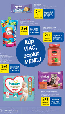 Tesco supermarkety od 7.5. do 13.5.2025