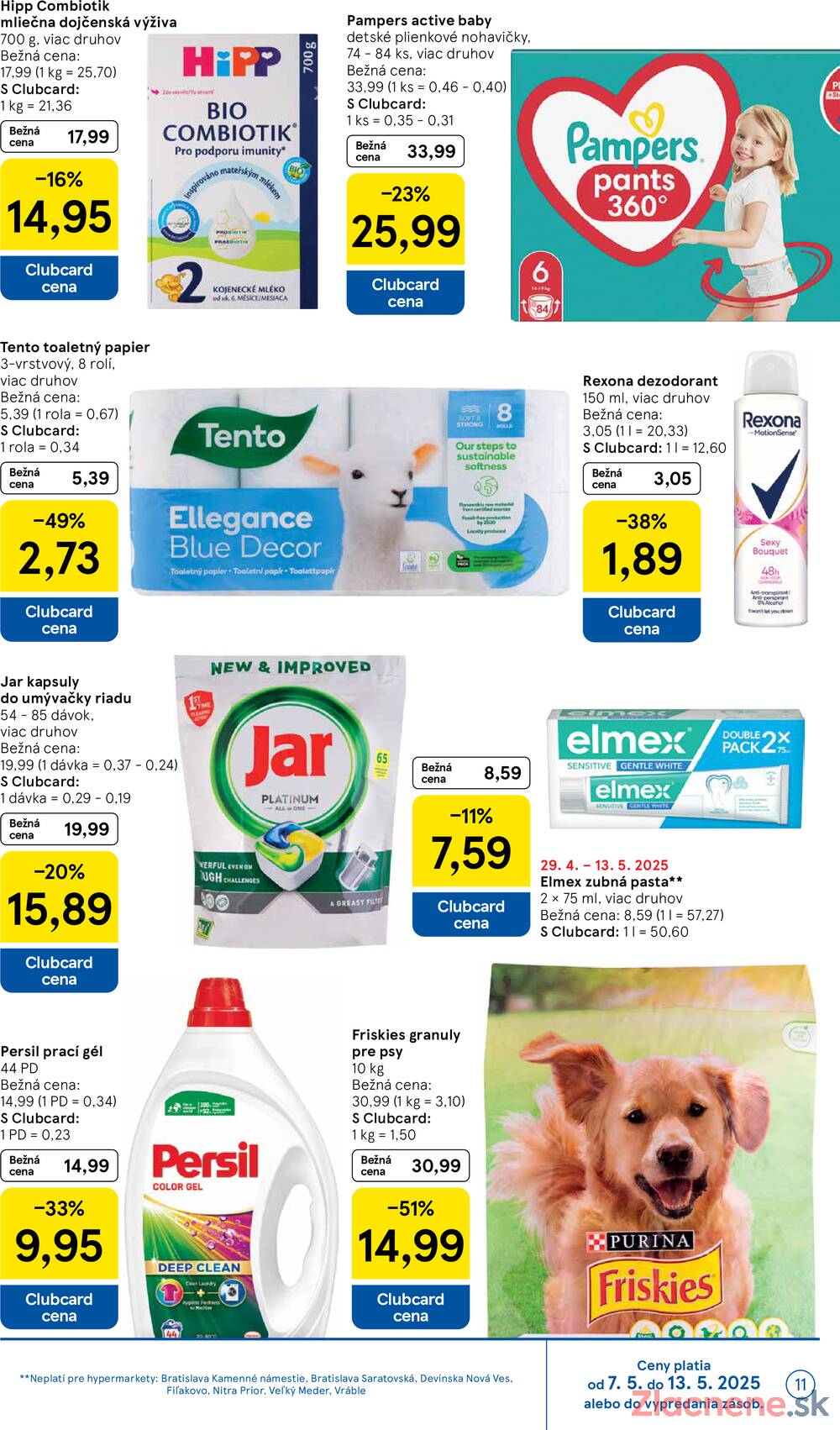 Leták Tesco - Tesco malé hypermarkety od 7.5. do 13.5.2025 - strana 11 Leták Tesco - Tesco malé hypermarkety od 7.5. do 13.5.2025 - strana 11