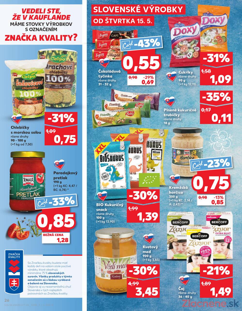 Leták Kaufland - Kaufland 15.5. - 21.5. - Kaufland Humenné - strana 26