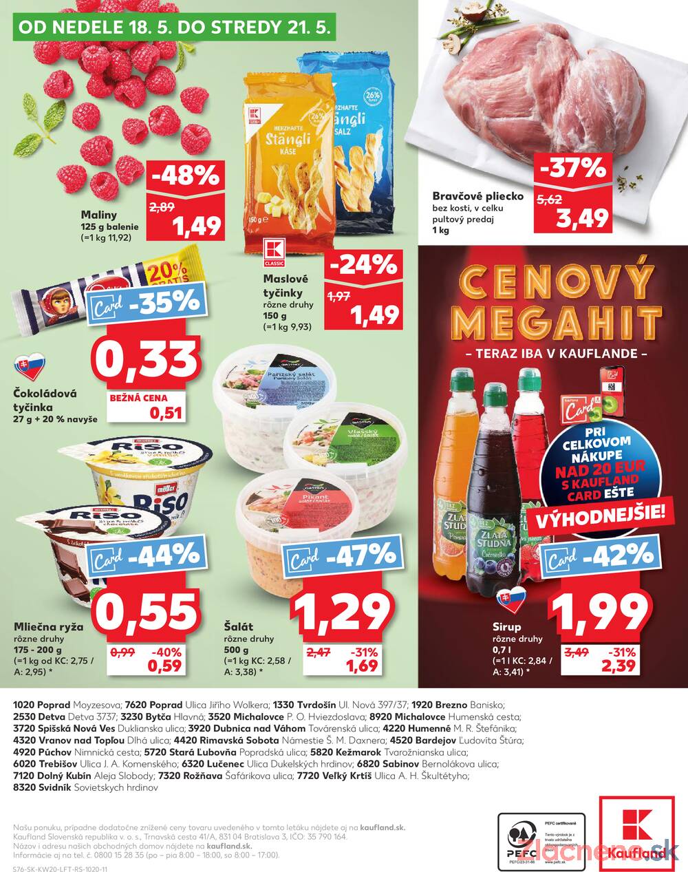 Leták Kaufland - Kaufland 15.5. - 21.5. - Kaufland Svidník - strana 76 Leták Kaufland - Kaufland 15.5. - 21.5. - Kaufland Svidník - strana 76