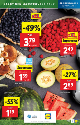 Leták Lidl
		  platný do 18.5.2025 - strana 9