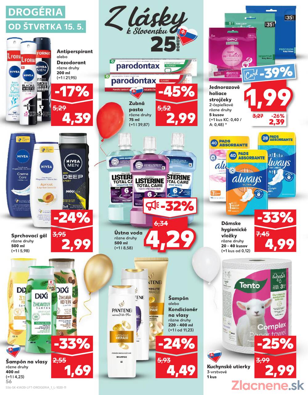 Leták Kaufland - Kaufland 15.5. - 21.5. - Kaufland Trnava - Trstínska cesta - strana 56
