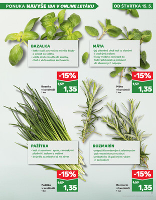 Kaufland 15.5. - 21.5. - Kaufland Prešov - Ľubotice