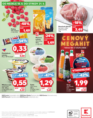 Kaufland 15.5. - 21.5. - Kaufland Nové Zámky