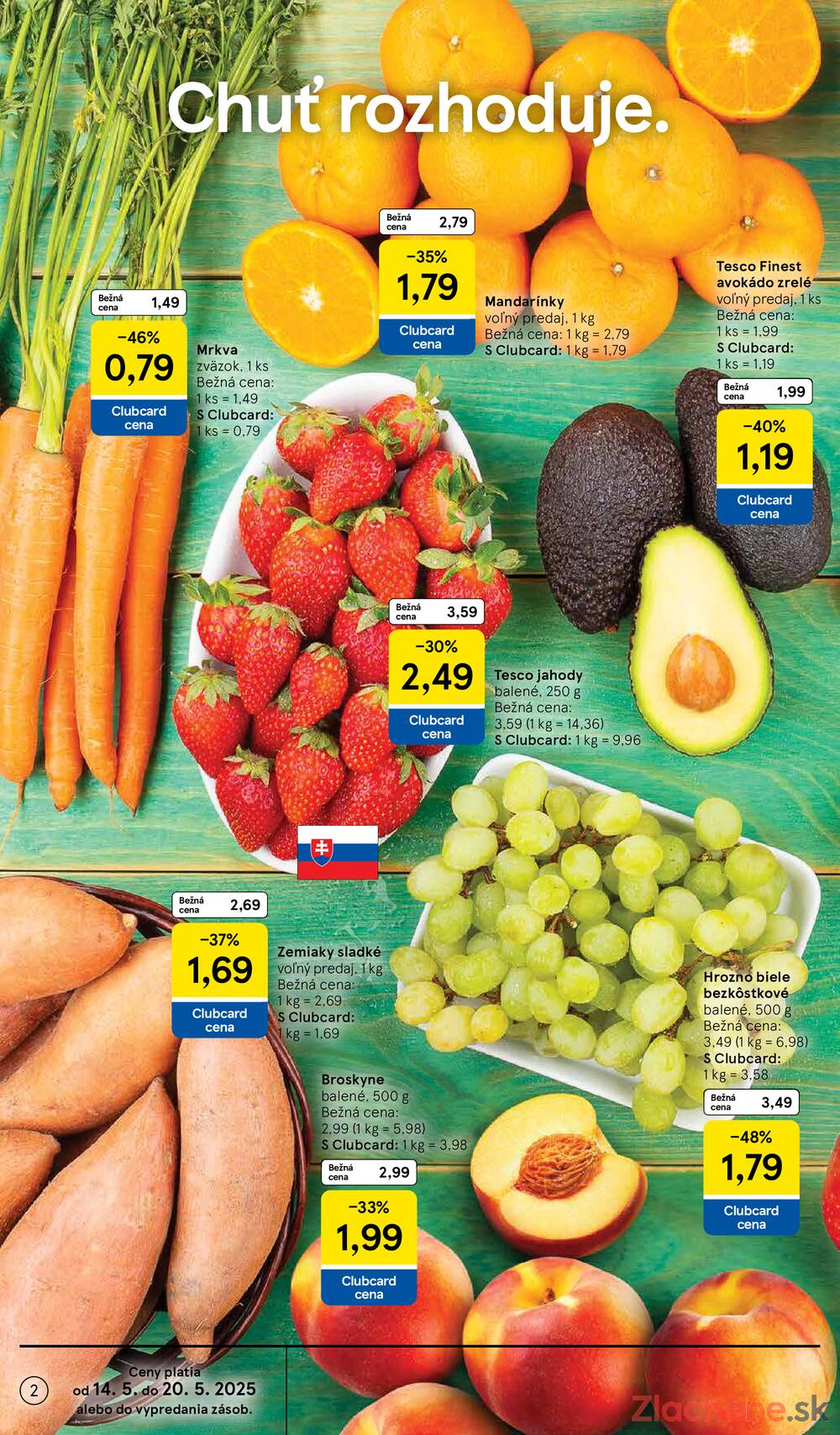 Leták Tesco - Tesco malé hypermarkety od 14.5. do 20.5.2025 - strana 2 Leták Tesco - Tesco malé hypermarkety od 14.5. do 20.5.2025 - strana 2