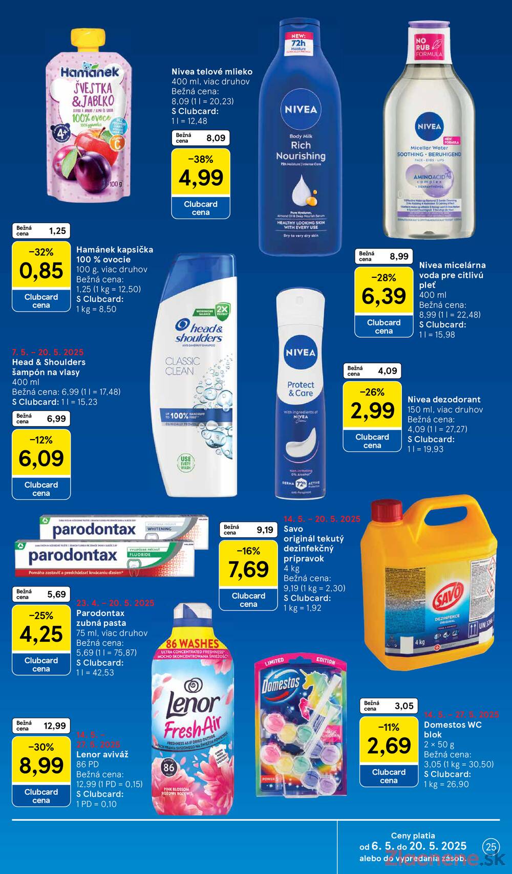 Leták Tesco - Tesco malé hypermarkety od 14.5. do 20.5.2025 - strana 25 Leták Tesco - Tesco malé hypermarkety od 14.5. do 20.5.2025 - strana 25