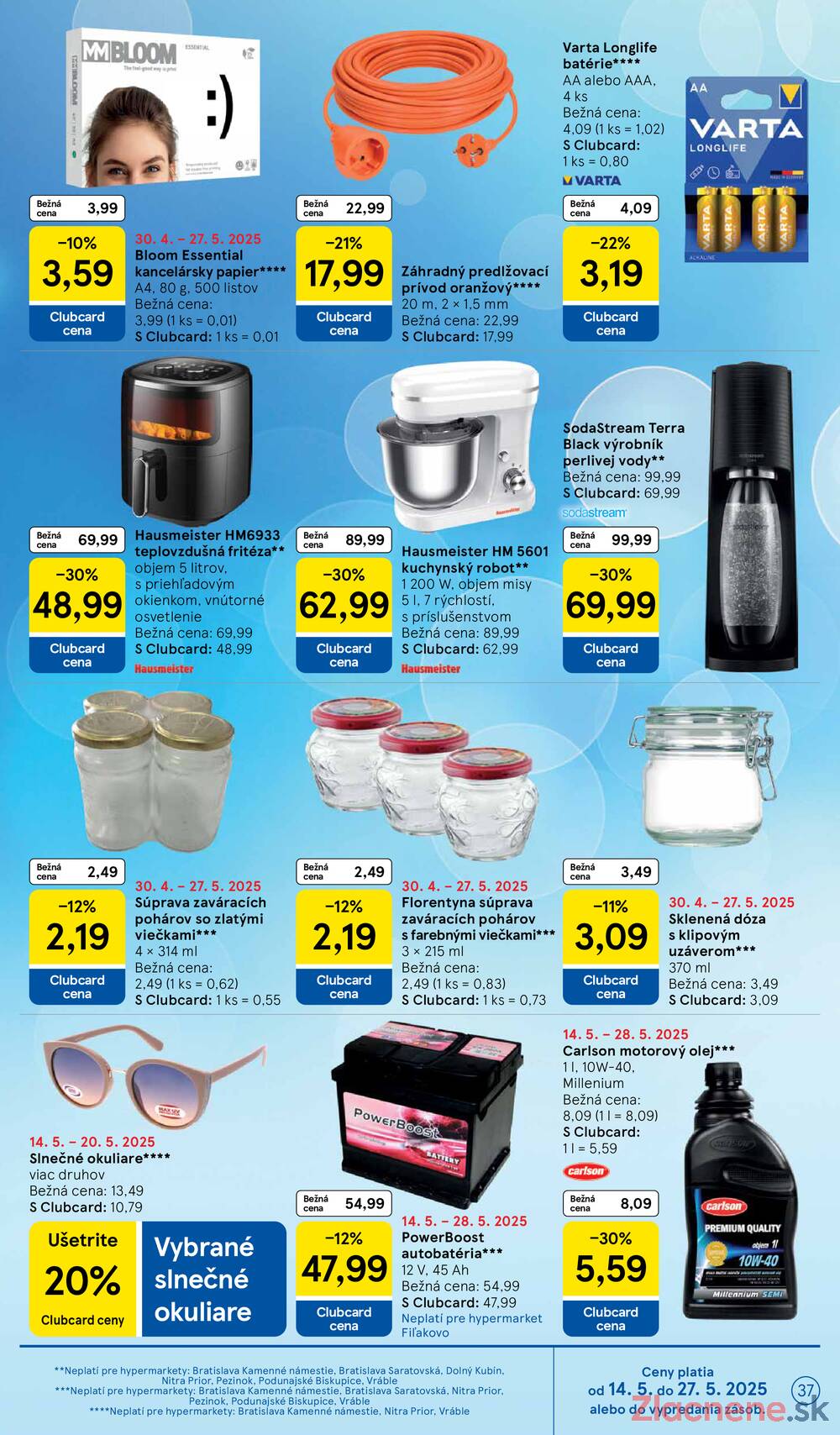 Leták Tesco - Tesco malé hypermarkety od 14.5. do 20.5.2025 - strana 37 Leták Tesco - Tesco malé hypermarkety od 14.5. do 20.5.2025 - strana 37