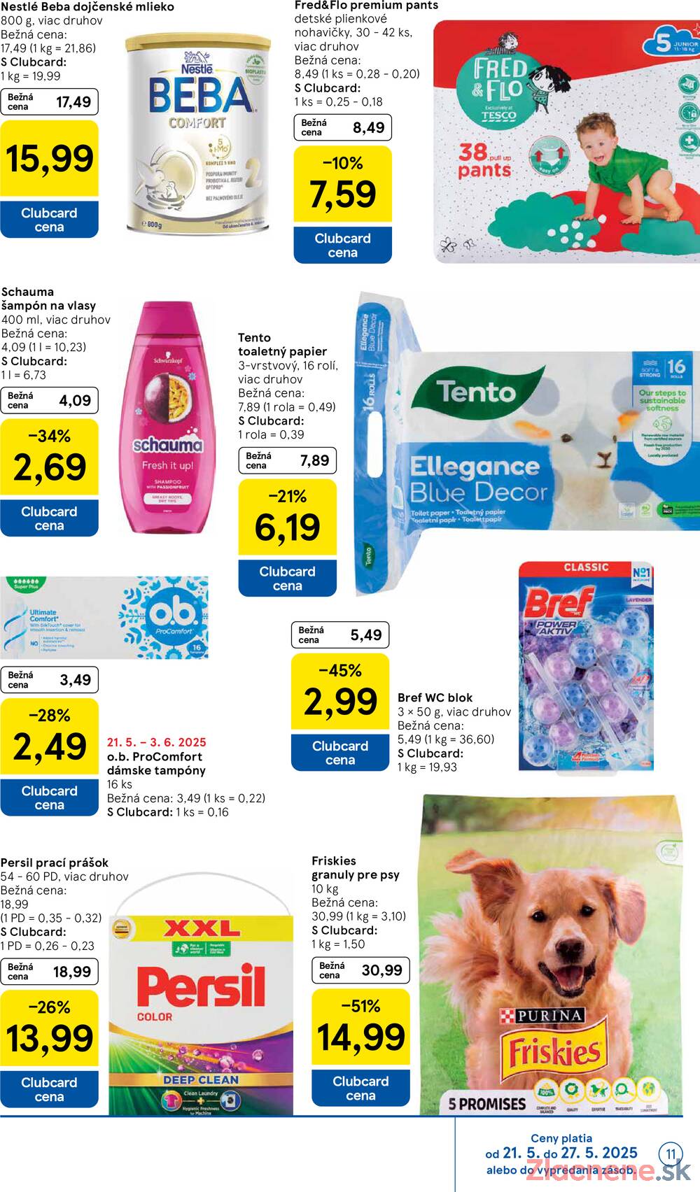 Leták Tesco - Tesco malé hypermarkety od 21.5. do 27.5.2025 - strana 11 Leták Tesco - Tesco malé hypermarkety od 21.5. do 27.5.2025 - strana 11