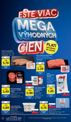 Tesco malé hypermarkety od 21.5. do 27.5.2025